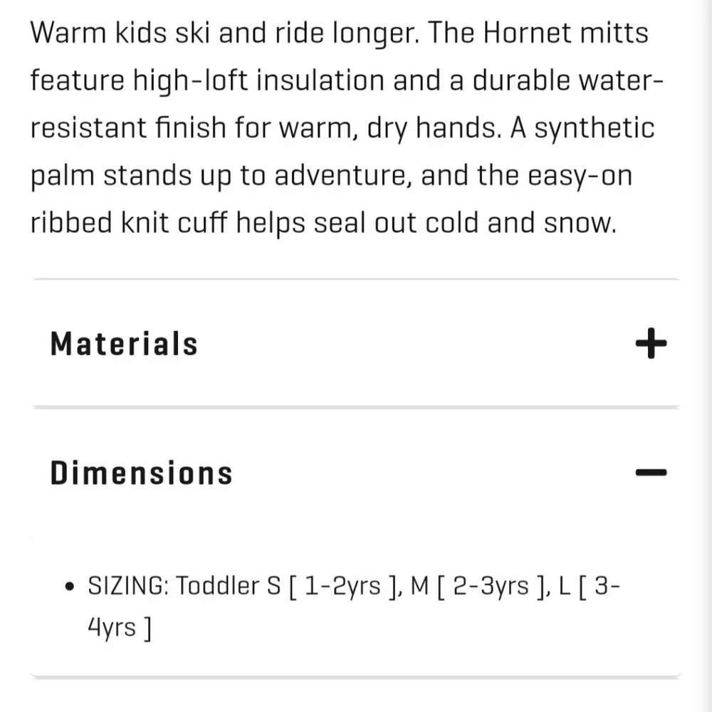 Dakine insulated mitts